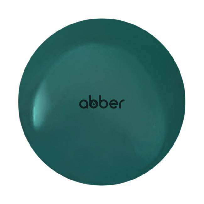Накладка на слив для раковины Abber AC0014MBG темно зеленая, керамика