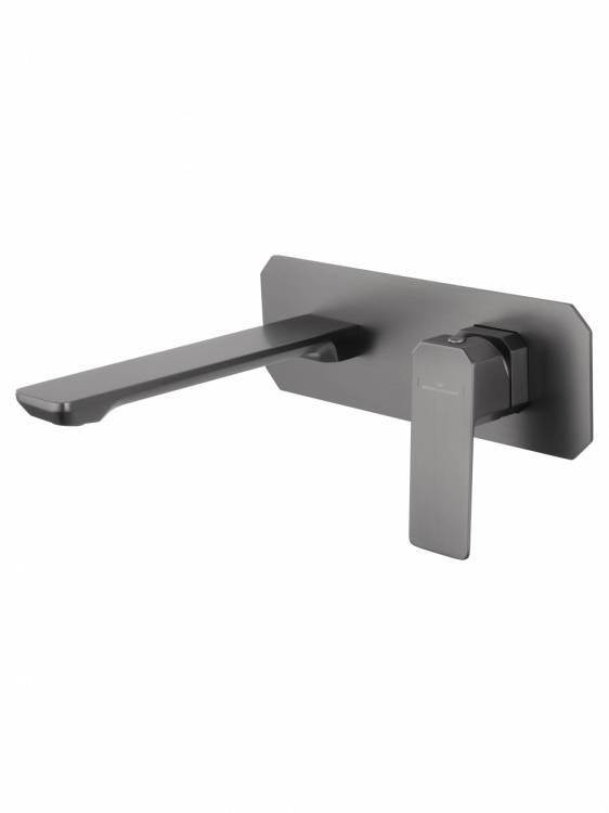 Смеситель для раковины Wonzon & Woghand WW-88869011-BGM встраиваемый, темный графит