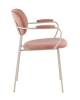 Стул Stool Group Кэрол FDC9124 OTE-MOD200 F400 пыльно-розовый серые ножки фото 2