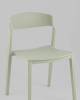 Набор из 4 стульев Stool Group Moris SL-7089 green 90455 X4 серо-зеленый, пластик фото 3
