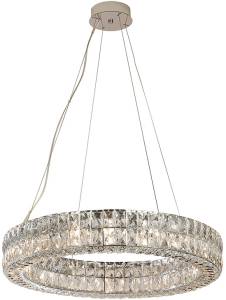 Подвесной хрустальный светильник Newport Элизабет 2 8550/65 C chrome