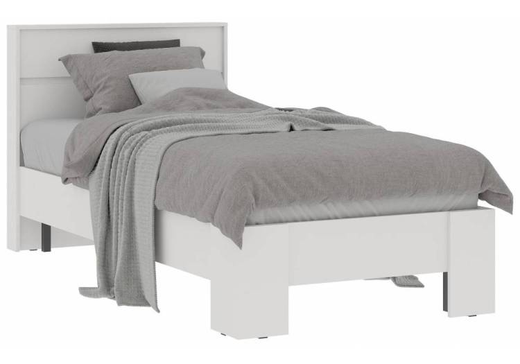 Кровать Woodville Элла КР 01 547974 белый/белый 90x200