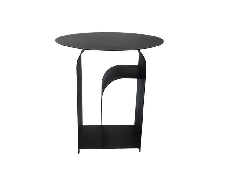 Стол журнальный Stool Group Arwel MT-140 DB-001 черный, металл 38.5x38.5x42.5