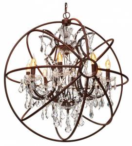 Подвесная люстра Loft IT Foucaults Orb Crystal LOFT1897/8