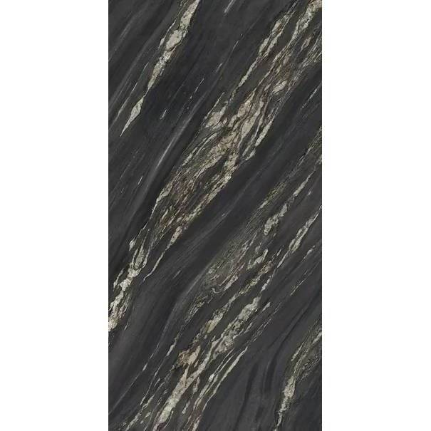 Керамогранит Ariostea Ultra Marmi UM6L157674 Tropical Black Lucidato Shiny 6 mm 75x150