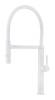 Смеситель для кухни Paulmark Leader Le214101-WH с гибким изливом, белый матовый