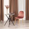 Стул Tetchair Breeze (mod. 4724) 20091 вельвет/металл, Coral (коралловый) HLR44/натуральный фото 8