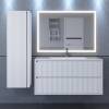 Тумба с раковиной Uperwood Next Premium 3930205173 подвесная, 2 ящика, белая, 100 см фото 3