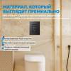 Кнопка смыва Abber AC0123MB пневматическая, черная матовая фото 8