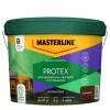 Пропитка защитная для деревянных фасадов и интерьеров Masterline Protex палисандр 9 л