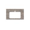 Столешница Kerama Marazzi Plaza PL2.VT280\80 для раковин, встраиваемых сверху Парнас пепельный лаппатированный фото 3