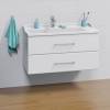 Мебель для ванной СанТа Омега 100 подвесная белая фото 3