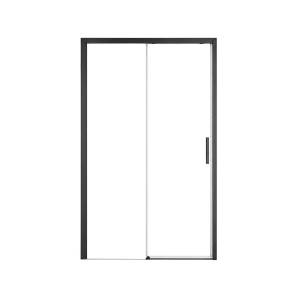 Душевая дверь в нишу Veconi Premium Trento PTD30-B-140-01-C4 профиль черный матовый, стекло прозрачное, 140x200