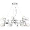 Подвесная люстра Crystal Lux LUXURY SP16 CHROME фото 2