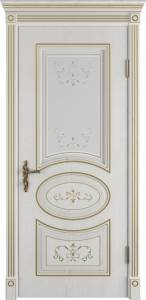 Межкомнатная дверь Владимирская Фабрика Дверей Amalia Bianco Classic PG стекло Art Cloud 600x2000
