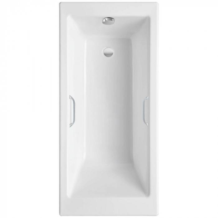 Чугунная ванна Delice Eclat DLR230621R 170x70, с отверстиями под ручки, без ножек