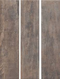 Керамогранит Kerama Marazzi Браш Вуд SG401300N коричневый тёмный 9.9x40.2