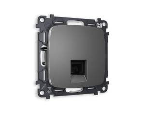 Комплект механизма компьютерной розетки Ambrella Volt Omega MO662010
