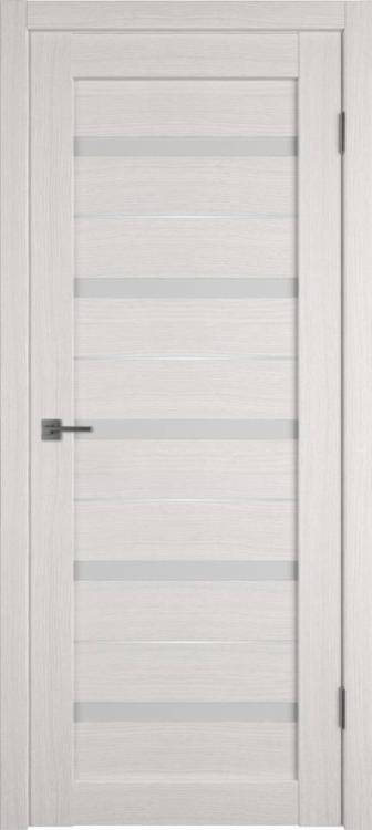 Межкомнатная дверь Владимирская Фабрика Дверей Atum Al 7 Bianco стекло White Cloud SM 700x2000