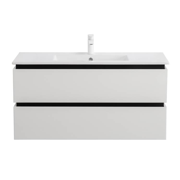 Тумба под раковину Cezares PLANE-1000-2C-SO-BL Bianco Lucido, 100x46x50
