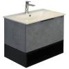 Тумба с раковиной Comforty Франкфурт-60 00-00004332 бетон светлый