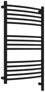 Полотенцесушитель электрический Сунержа Богема 3.1 31-6003-8050 выгнутый, Матовый чёрный, 80x50