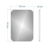 Зеркало Maretti Florenza FL145070P25EL с подсветкой, 50x70 см фото 3