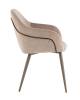 Стул Stool Group Новел New LV-110-H61/H74K-02-7006(P) серо-коричневый ножки бежево-серые фото 3