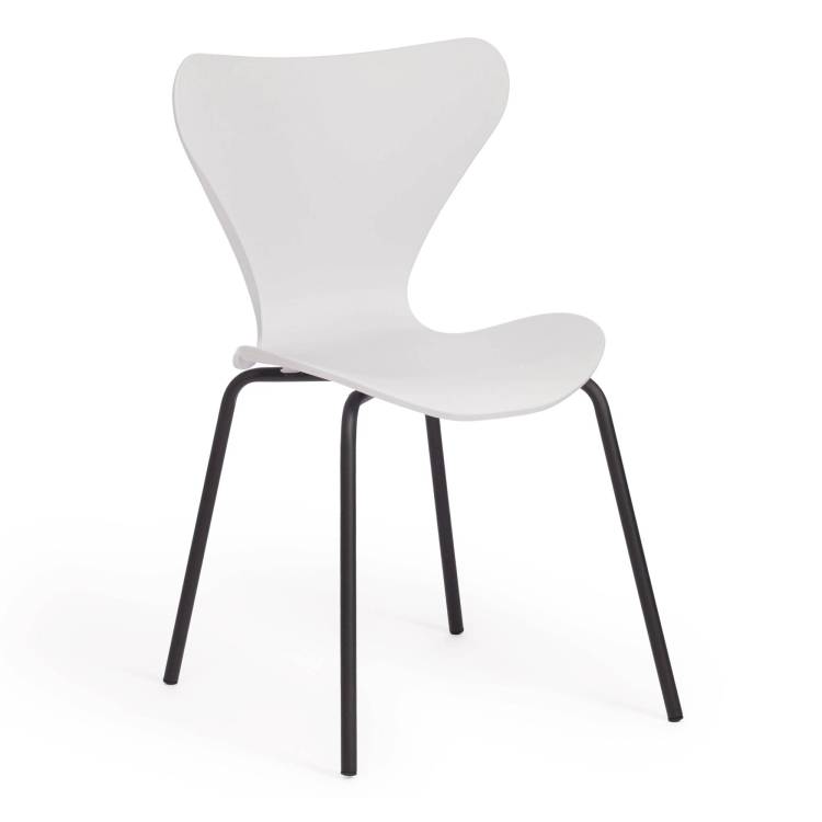 Стул Tetchair Якобсен 15179 белый 018/черный