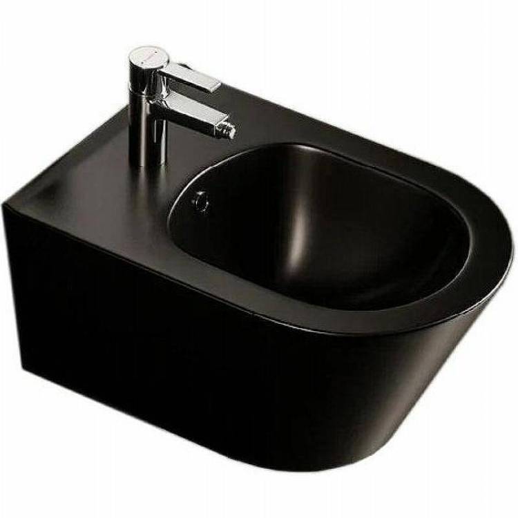 Биде подвесное Boheme Avva 974-B черное матовое