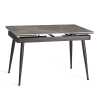 Стол обеденный Tetchair Lord Grey 21859 серый, черный 120(180)x80x75