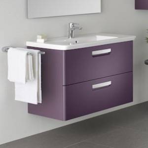 Тумба с раковиной Roca Gap 80 фиолетовая