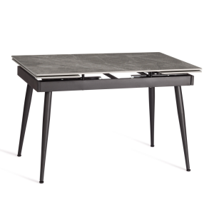 Стол обеденный Tetchair Lord Grey 21859 серый, черный 120(180)x80x75