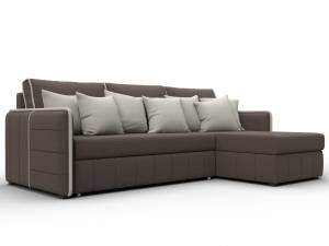 Диван угловой Лига Диванов Лига-078 130980 Коричневый