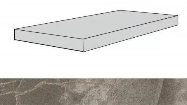 Ступень Atlas Concorde Russia Allure 620070001749 Grey Beauty Scalino Angolare Sx/Аллюр Грей Бьюти 33X60
