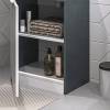Тумба с раковиной 1MarKa Revo У99086 44.5 см, белый, серый фото 5
