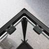 Душевой уголок Belbagno LUCE-A-2-90-C-NERO профиль черный, стекло прозрачное, 90x90x195 фото 3