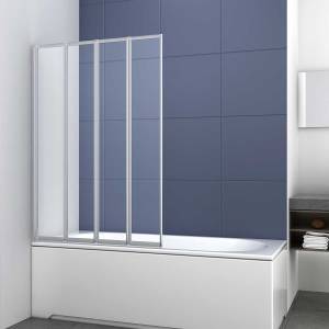Шторка на ванну Vincea VSB-31100CL 1000x1400, профиль хром, стекло прозрачное