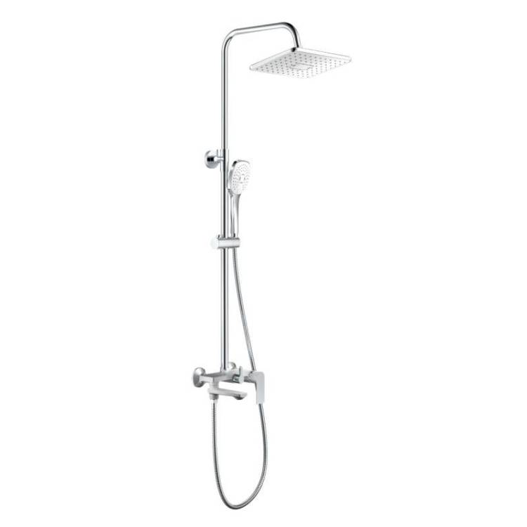 Душевая стойка Haiba HB24505 белый, хром