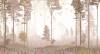 Бесшовные Eco обои Ortograf Flora 31266 Foggy forest sepia Гладь ОЕ-Р2