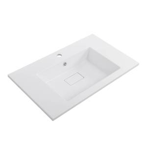 Раковина Cezares Slider CZR-800/480-LV-MR-PRS 80 см, белая матовая