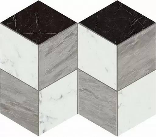 Мозаика Atlas Concorde Marvel Stone AS2L Mosaico Esagono Geo Cold Lappato 25.4x35.2