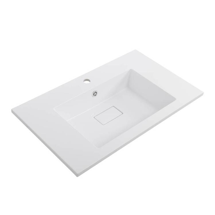 Раковина Cezares Slider CZR-800/480-LV-MR-PRS 80 см, белая матовая