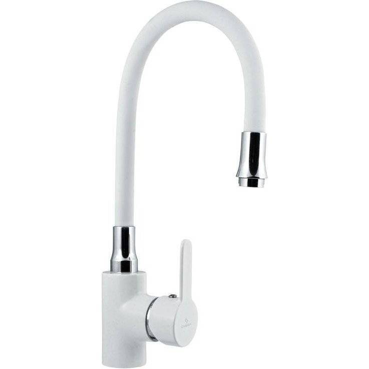 Смеситель для кухни Славен Коттедж СЛ-ЦВ-Ф26 с гибким изливом