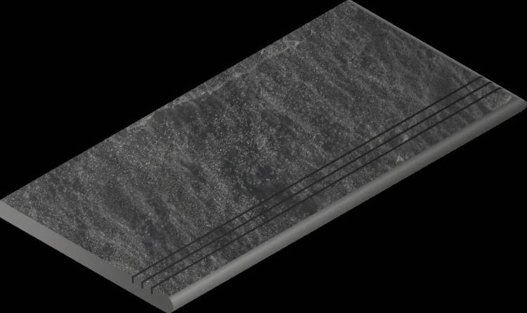 Ступень Italon Материя X2 620040000205 Титаниум закругленная грип правая 30x120