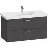 Тумба с раковиной Duravit XBase 100 графит