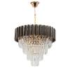 Подвесная каскадная люстра хрустальная De City Бриз 111014308