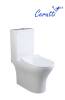 Унитаз-компакт Cerutti Spa Bernina CT10815 безободковый, сиденье микролифт, белый фото 4