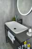Раковина Gid Geométrico N9122 51124 белая, 71x40x14 фото 7