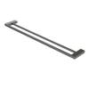 Полотенцедержатель Cezares Slider SLIDER-THD-80-GM двойной, оружейная сталь